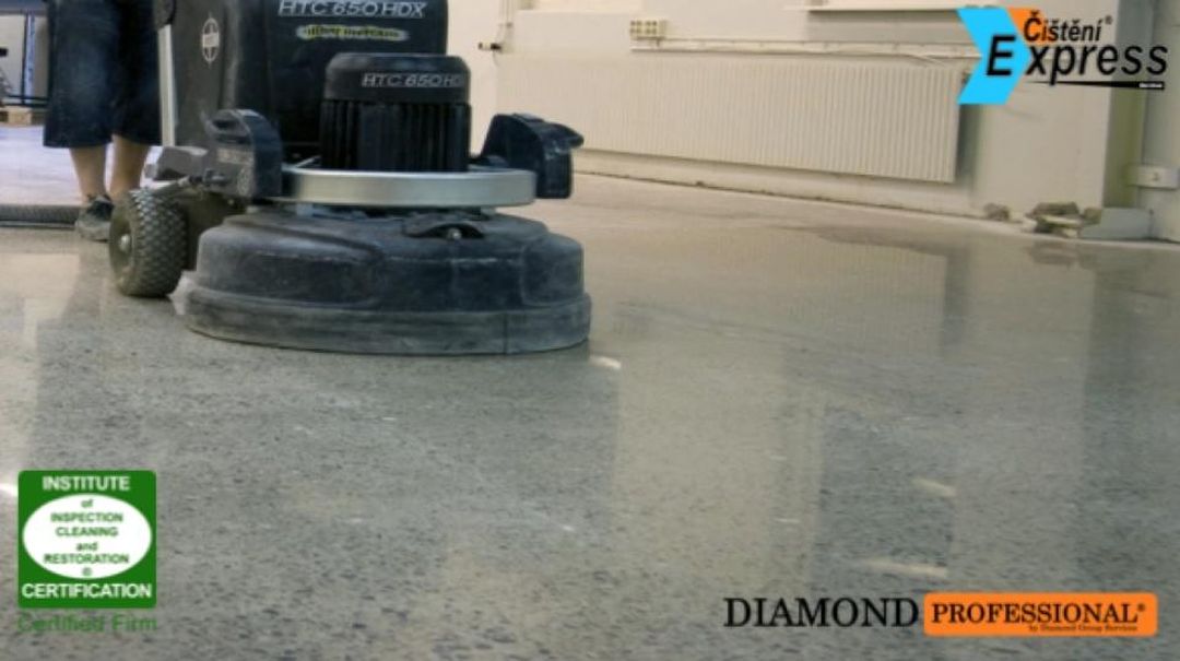 Broušení a renovace betonu