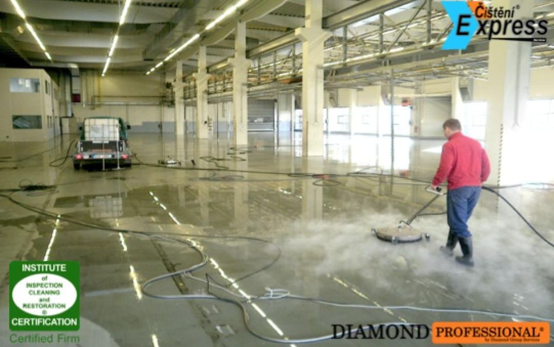 Čištění a mytí betonu