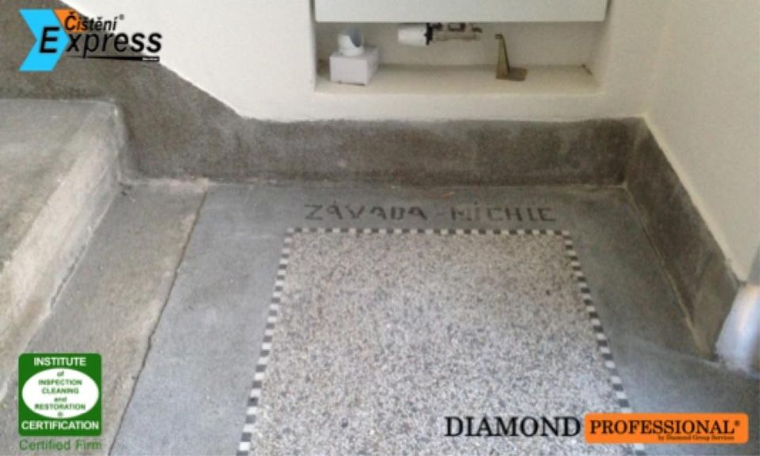 Čištění a renovace kamenných schodů