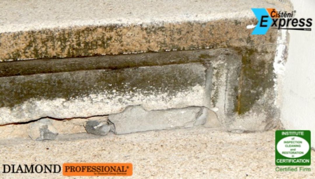 Čištění a renovace žulových schodů