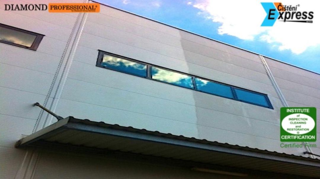 Čištění fasád a budov