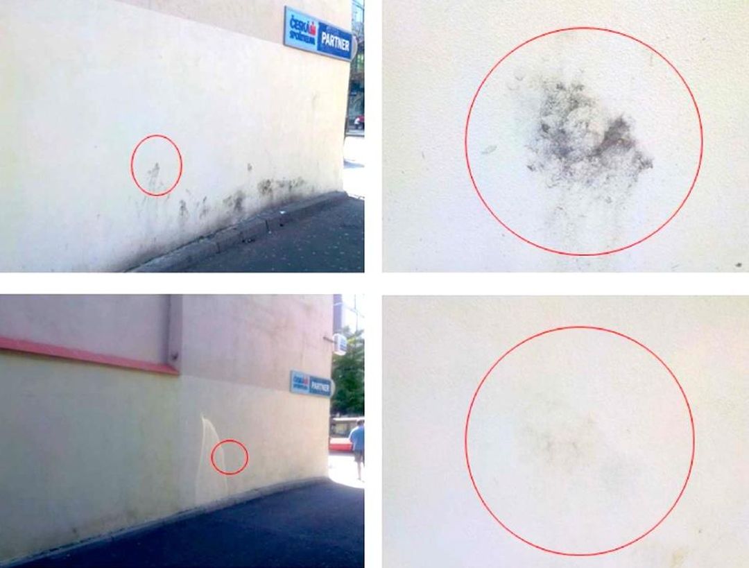 Čištění povrchů tlakovou vodou