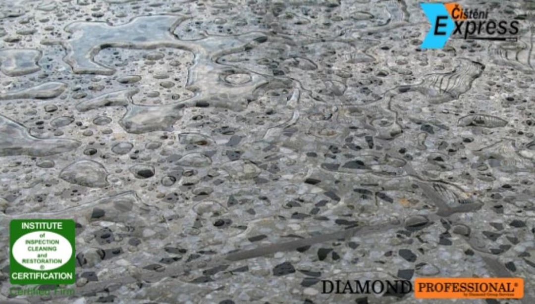 Impregnace a leštění teraco